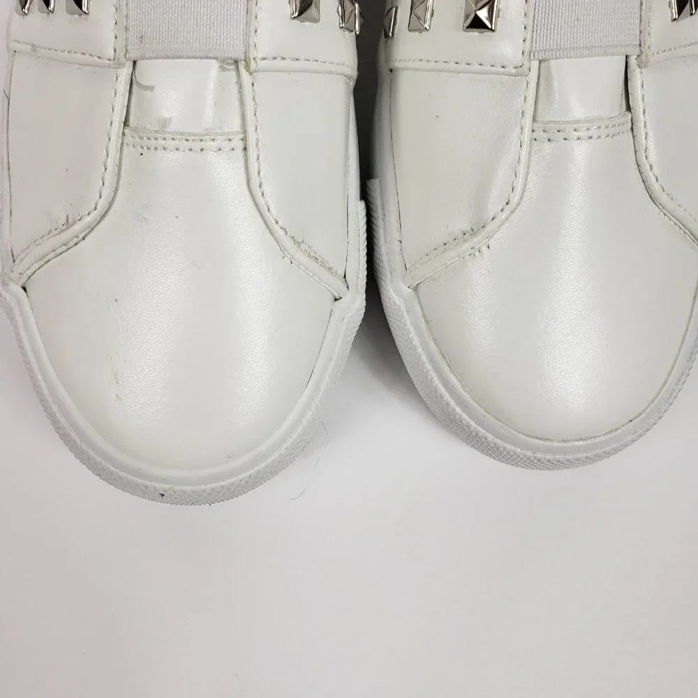 MUDD WOMEN BEYLEY WHITE W/METAL STUDS  SIZE 8 - Picture 10 of 10